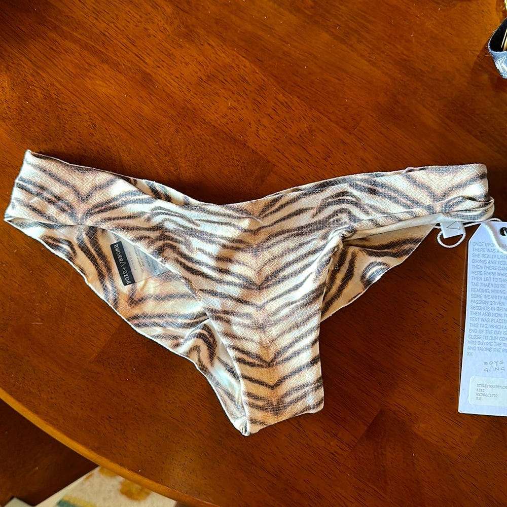 Boys + Arrows Kiki Bikini Bottom Animalistic NWT
